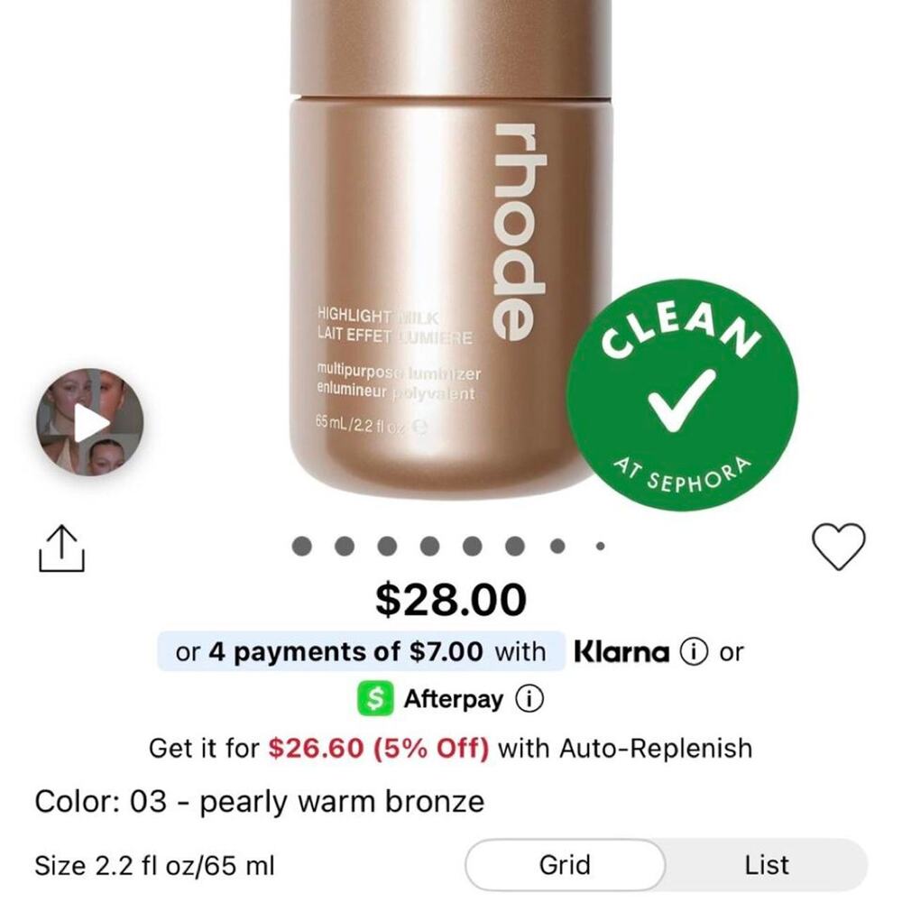 Rhode peptide highlight milk